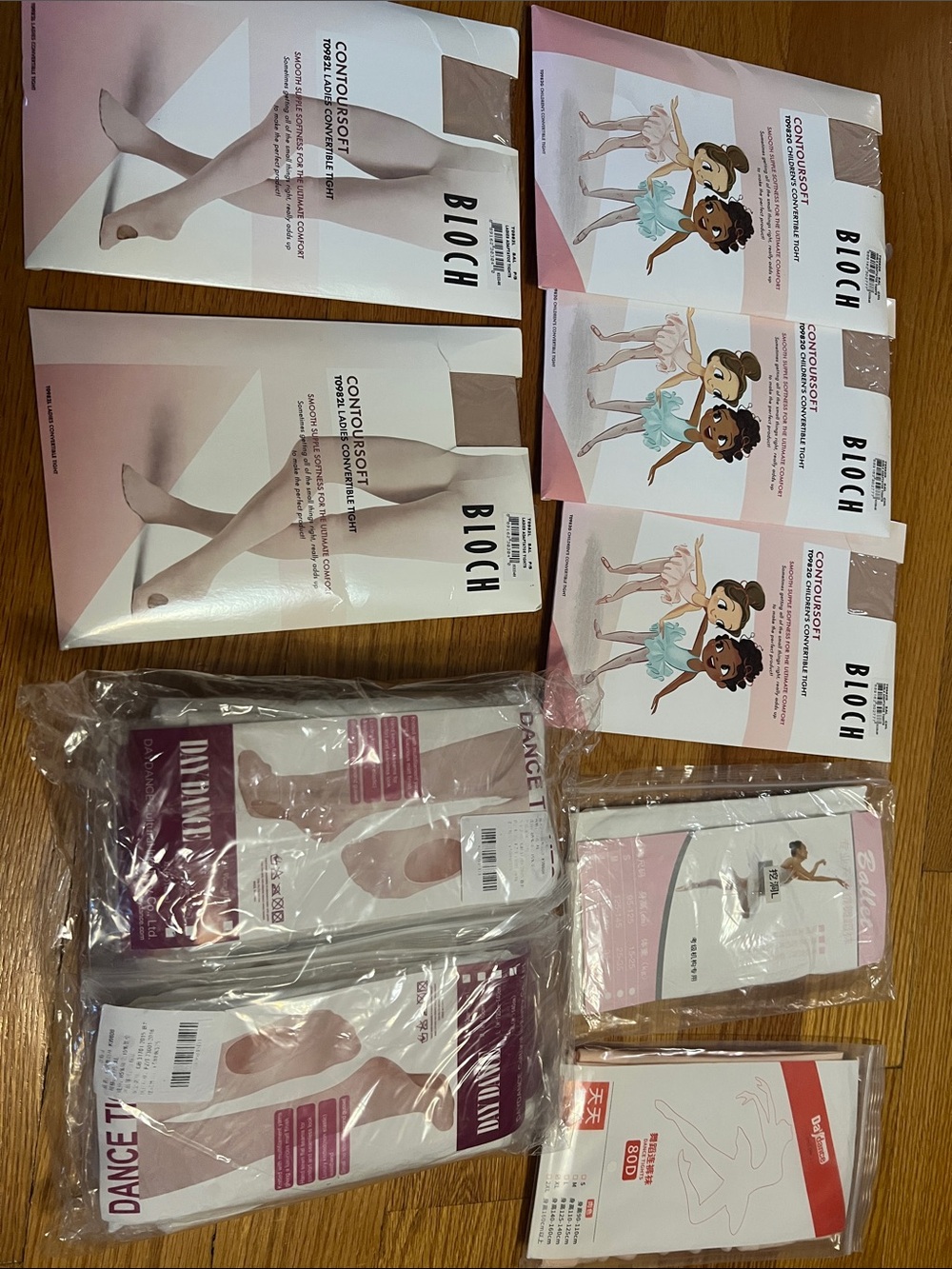 Bloch Light Pink ContourSoft Dance Tights Pack